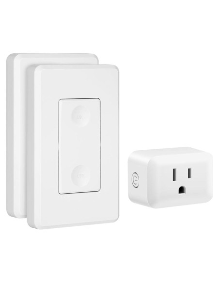 Interruptor de Luz Inalámbrico DEWENWILS con 2 Remotos 30m