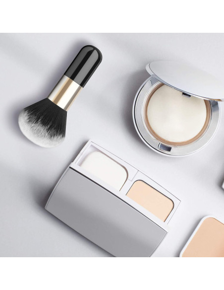 Brocha de Maquillaje en Polvo Luxspire Kabuki 14x5.5 cm