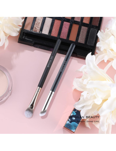 Juego de Brochas de Corrector MOGILAN 2 Piezas Veganas