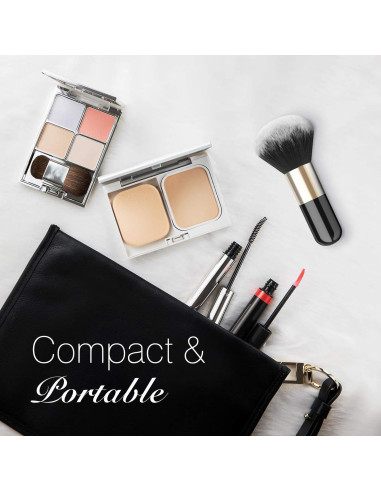 Brocha de Maquillaje en Polvo Luxspire Kabuki 14x5.5 cm