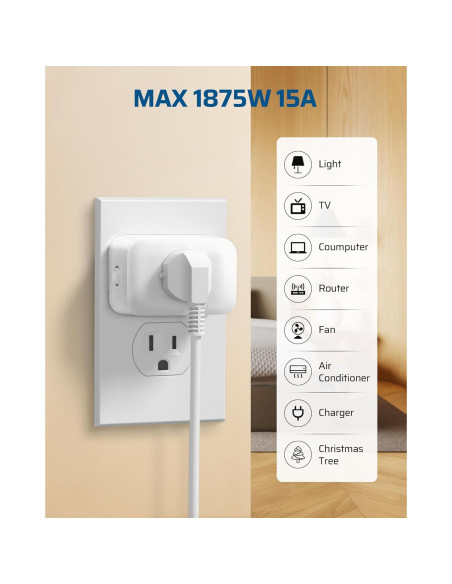 Interruptor de Luz Inalámbrico DEWENWILS con 2 Remotos 30m