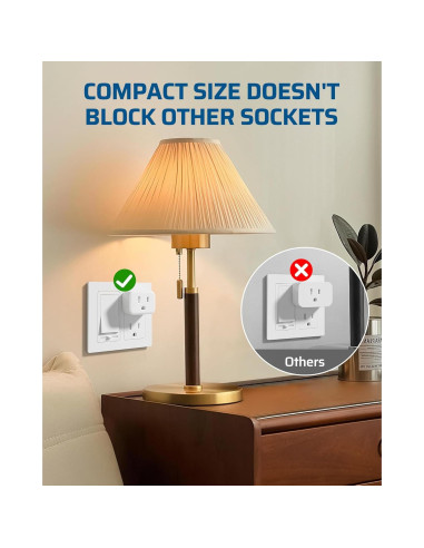 Interruptor de Luz Inalámbrico DEWENWILS con 2 Remotos 30m