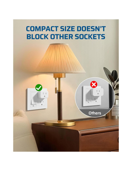 Interruptor de Luz Inalámbrico DEWENWILS con 2 Remotos 30m