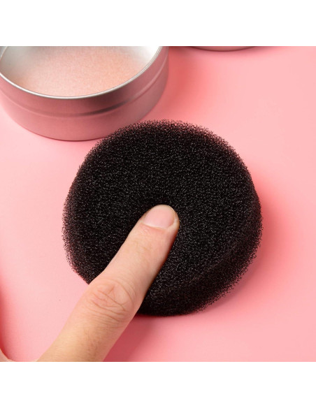 RONRONS 10 Esponjas Limpiadoras de Brochas de Maquillaje