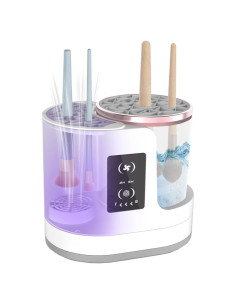 Limpiadora de Brochas de Maquillaje Yuliana 3 en 1 Eléctrica