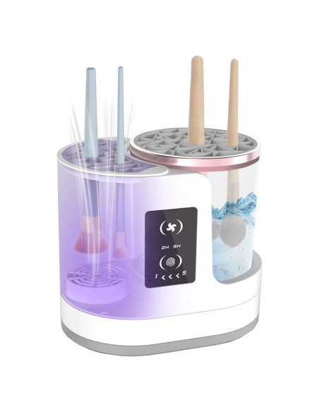 Limpiadora de Brochas de Maquillaje Yuliana 3 en 1 Eléctrica