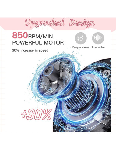 Limpiadora de Brochas de Maquillaje Yuliana 3 en 1 Eléctrica