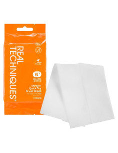 Toallitas para Brochas Real Techniques 20 Unidades Veganas