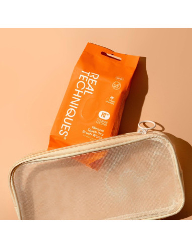 Toallitas para Brochas Real Techniques 20 Unidades Veganas