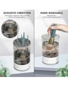 Limpiador de Brochas Eléctrico Cozy Luna - Rápido y Portátil 2