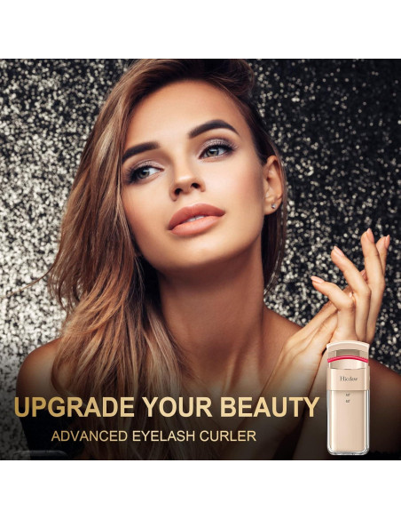 Rizador de Pestañas Eléctrico Hicdaw con Peine Curvado