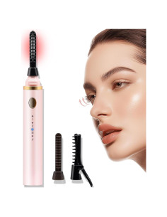 Rizador de Pestañas Calentado Vznffur Rosa 3 Temperaturas