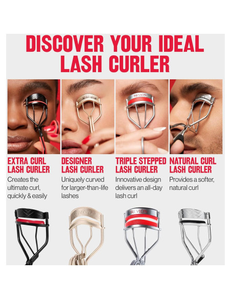 Rizador de Pestañas Revlon Designer, Antideslizante, 1 Cuenta