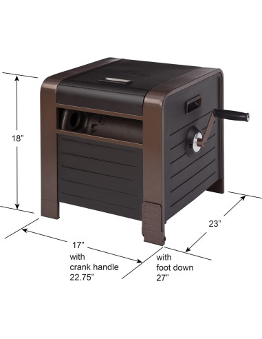 Caja de Almacenamiento de Manguera Liberty Garden 778 200 pies Bronce