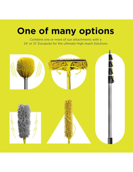 Plumero de Telarañas DOCAZOO - Accesorio para Polo Telescópico