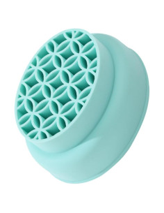 Tazón Limpiador de Brochas de Maquillaje Silicona Verde