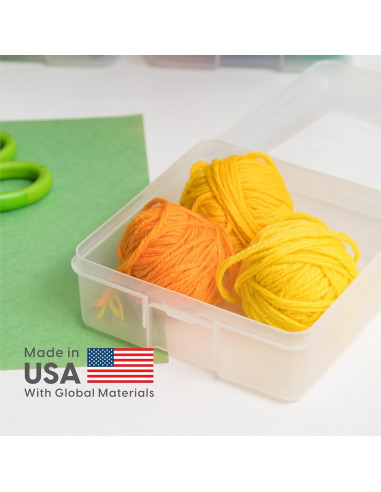 Caja de Almacenamiento IRIS USA 10 Piezas Plástico Transparente