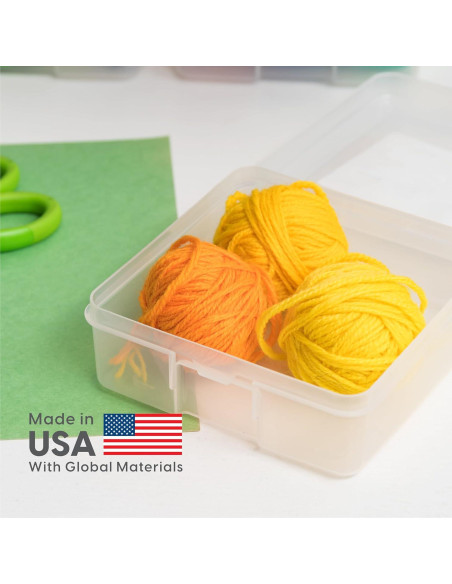 Caja de Almacenamiento IRIS USA 10 Piezas Plástico Transparente