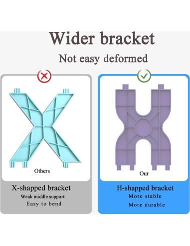 Estante para zapatos HUYFGDYSA 6 niveles colapsable gris