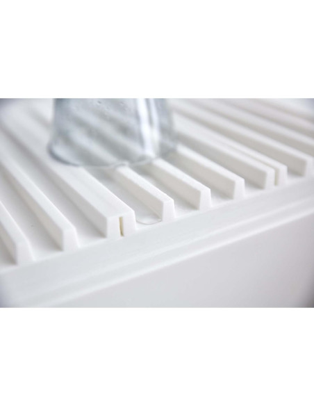 Bandeja de Drenaje Plegable Yamazaki Tower 25x40.5cm Blanca