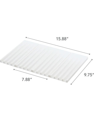 Bandeja de Drenaje Plegable Yamazaki Tower 25x40.5cm Blanca
