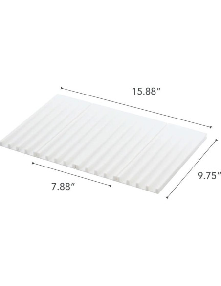 Bandeja de Drenaje Plegable Yamazaki Tower 25x40.5cm Blanca