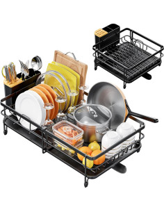 Escurridor de Platos Expandible Urackify 54.5 cm Antideslizante 2