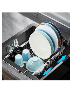 Escurridor de Platos Expandible GSlife Acero Inoxidable 1,03 kg