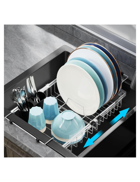 Escurridor de Platos Expandible GSlife Acero Inoxidable 1,03 kg