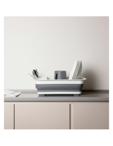 Estante de Secado de Platos BNBD Plegable Blanco 37.5x30cm