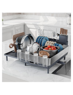 Escurridor de Platos Expandible SUNLY Acero Inoxidable 2,4 kg