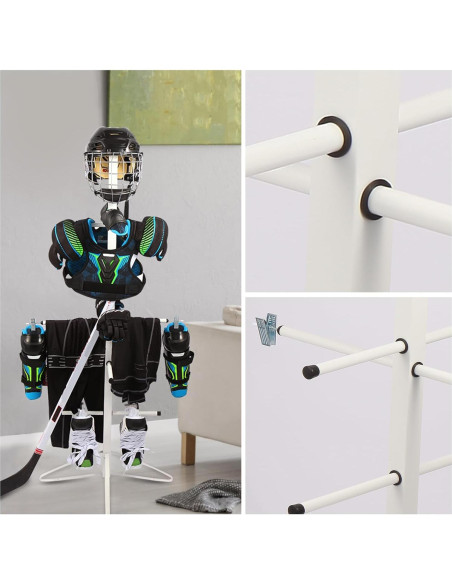 Soporte de Secado de Hockey MYHLPER 139,7x55,88cm Metal