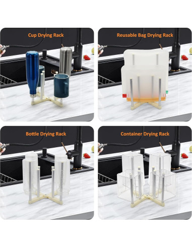 Soporte Plegable para Secado de Botellas KORRTFID 25,4 cm