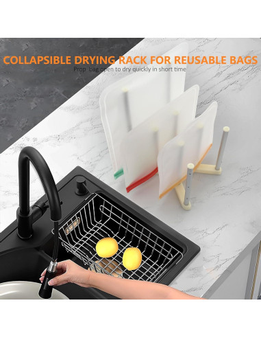 Soporte Plegable para Secado de Botellas KORRTFID 25,4 cm