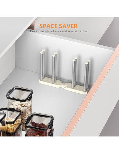 Soporte Plegable para Secado de Botellas KORRTFID 25,4 cm