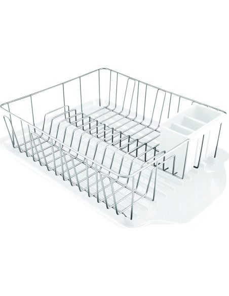 Escurridor de Platos Grande Farberware 3 Piezas Blanco