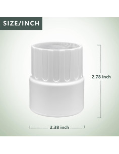 Filtro de Reemplazo para Cabezal de Ducha CAN-MEAGEREN 3 Piezas 2