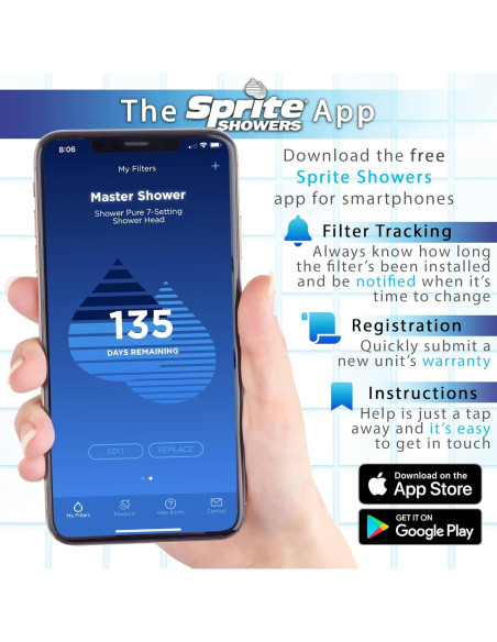 Cartucho de Filtro de Ducha Sprite HHC-2, Paquete de 2