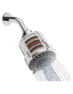 Filtro de Ducha Mist 5 Modos Cromo 9.46 L/min 15 Etapas