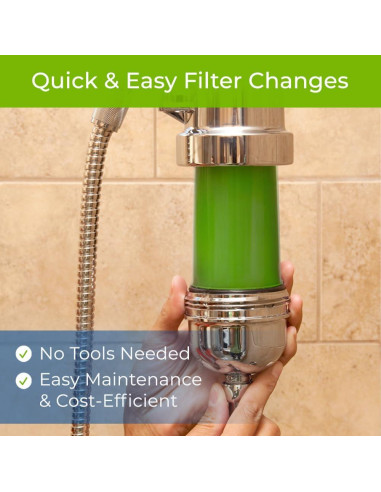 Cartucho Filtro Ducha WaterChef RCSF-7 Reducción Cloro 96.6%