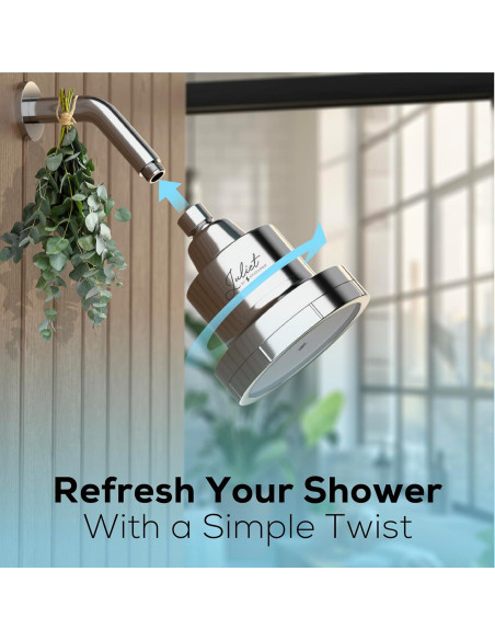 Filtro de Ducha SparkPod Juliet Alta Presión Cromo Pulido