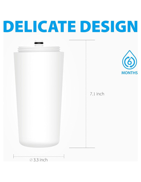 Cartucho Filtro Ducha Waterdrop WD-W48 para Aquasana