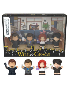 Conjunto de Figuras Coleccionables Little People Will y Grace - 4 Piezas