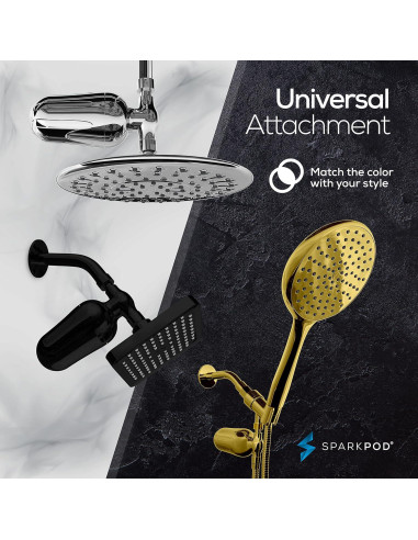 Cartucho Filtro de Ducha SparkPod - 3 Piezas - Elimina Cloro