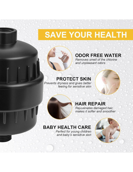 Filtro de Ducha BESy Alta Resistencia 226g Universal