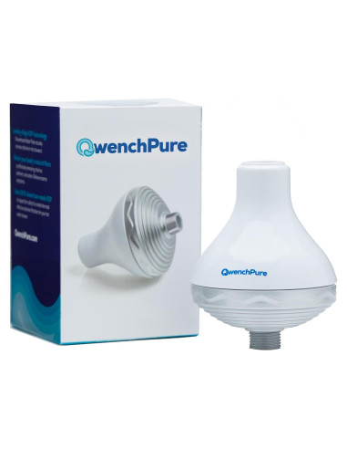 Filtro de Ducha QwenchPure KDF-55 - Elimina Cloro y Suaviza Agua