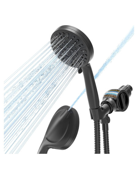 Cabezal de Ducha Filtrado SANISANO 4.7" 9 Modos Alta Presión