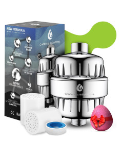 Filtro de Ducha CraterAquaSystems SF-15ST - Elimina Cloro y Plomo