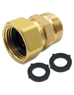 Adaptador Giratorio Hooshing 3/4" GHT Jardín Latón