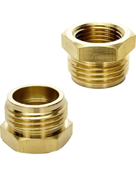 Adaptador de Manguera de Jardín XNTONG G1/2 a GHT 3/4